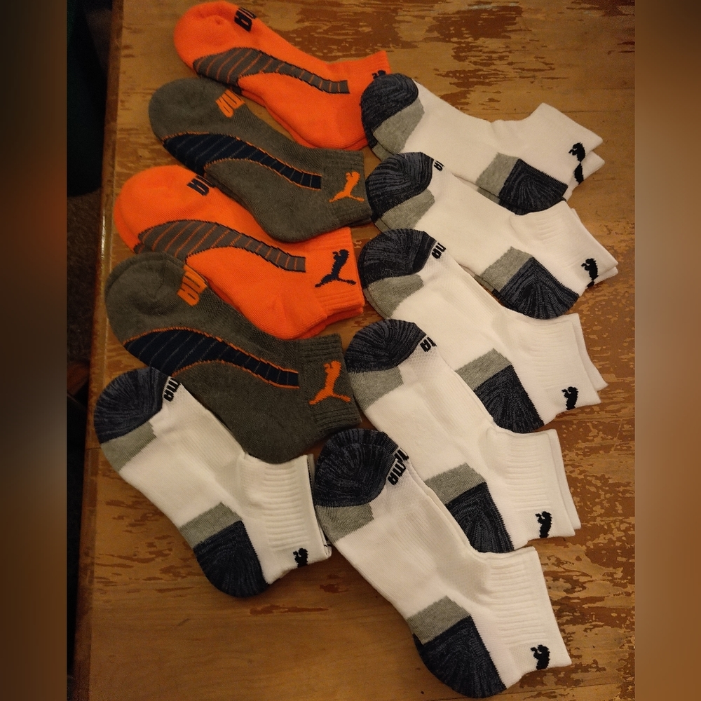 Puma boy's ankle socks large